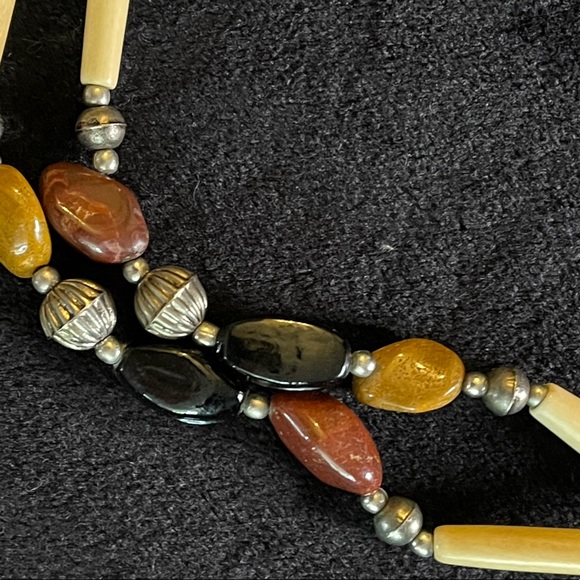 Vintage Beaded Boho 2 strand belt - Picture 4 of 5